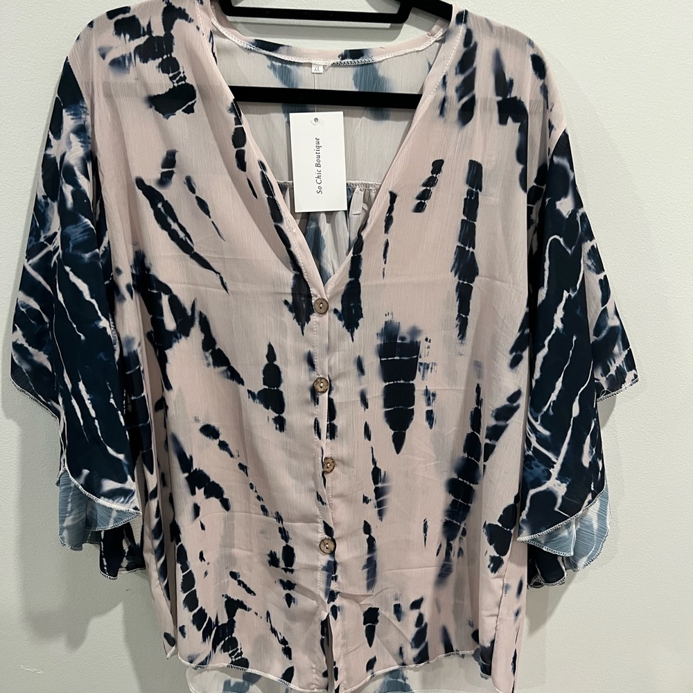 Flowy Tie Dye Top
